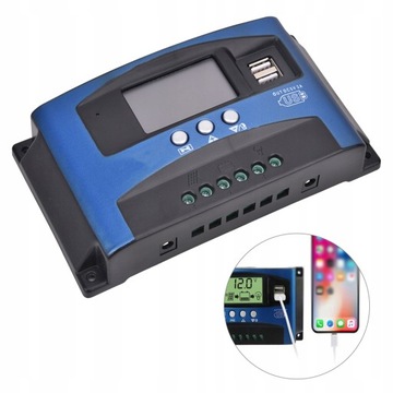 РЕГУЛЯТОР ЗАРЯДКИ 12/24В СОЛНЕЧНЫЙ КОНТРОЛЛЕР 40А