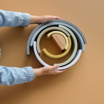 МАЛЕНЬКАЯ ГОЛЛАНДСКАЯ РАДУГА ДЕРЕВЯННАЯ ДЛЯ КОМПОЗИЦИИ СИНЯЯ