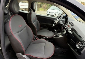 Fiat 500 II Seria 1 1.2 69KM 2014 Fiat 500 1,2 69KM Rej.02.2015r Klima Serwis 1Wlasciciel 1.2 Benzyna 69KM, zdjęcie 16