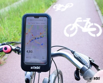 ДЕРЖАТЕЛЬ ДЛЯ ТЕЛЕФОНА GPS BIKE + POWER BANK АЛЮМИНИЙ 20000 мАч