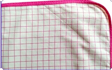 OBRUS bawełna krata 114 x 148