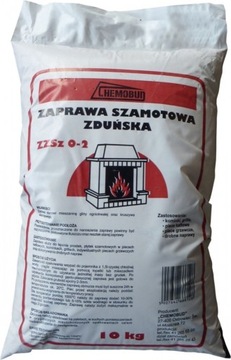 ZAPRAWA SZAMOTOWA DO PIECÓW KOMINKÓW 10KG