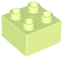 LEGO DUPLO 3437 Żółtawa zieleń