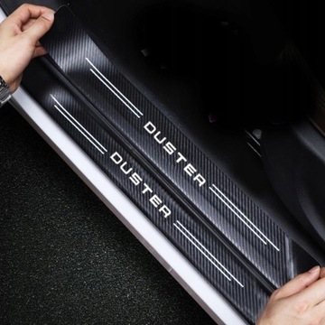 9 шт. Наклейка на порог автомобиля для Dacia Duster