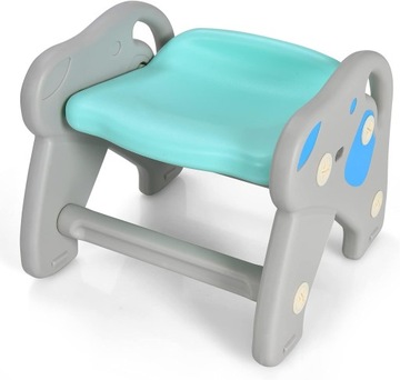 Детская площадка 4в1 (зеленый пингвин)