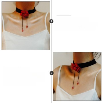 КРАСНО-РОЗОВАЯ ЦЕПОЧКА ЖЕНСКАЯ