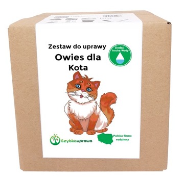 Zestaw do Uprawy OWIES DLA KOTA NA PREZENT