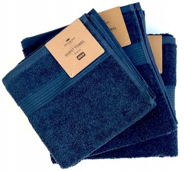 Ręcznik do rąk SPA kuchenny dla gości 40x60 KRONBORG GOLD frotte 500g blue