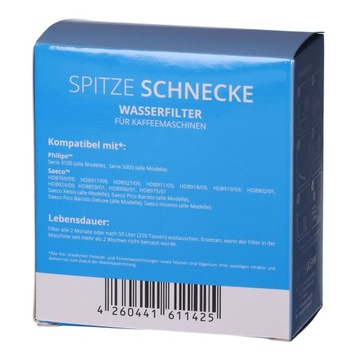 3 фильтра для средства для удаления накипи SAECO PHILIPS 1000 мл