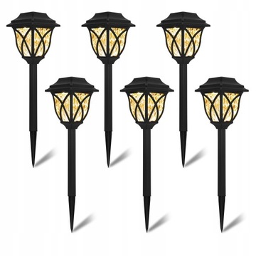 16x Lampa Ogrodowa LED SOLARNA kula biała 10 CM