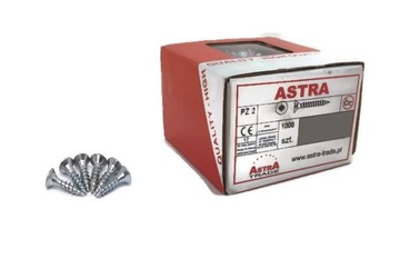 ASTRA WKRĘTY MEBLOWE DO DREWNA 3,5X20 1000 SZTUK
