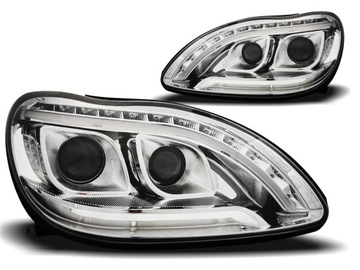 SVĚTLA MERCEDES W220 TŘÍDA S 98-05R LED BAR CHRÓM