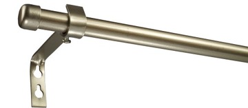 Karnisz PRO metal fi16 pojedyńczy 350cm bez kółek do pokoju altany na taras