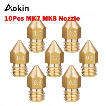 do drukarek Mk7 Mk8 dysza 0.2 0.3 0.4 0.5 0.6 0.8