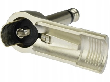 NP2RX złącze jack mono kątowe niklowane (TS) 6,3 mm-1/4' Neutrik