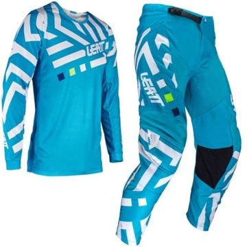 LEATT Strój KOMPLET Bluza Spodnie MOTO KIT 3.5 GRANAT Enduro ATV Cross L