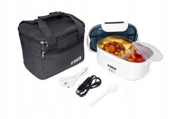 ЭЛЕКТРИЧЕСКИЙ ЛАНЧ БОКС КОНТЕЙНЕР ТЕРМОС ДЛЯ ОБЕДА 12/24/230В + ТЕРМОСУМКА