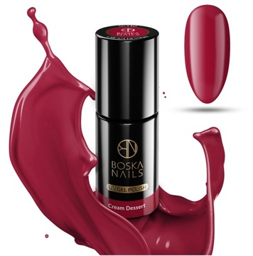 LAKIER HYBRYDOWY CREAM DESSERT czerwień UV LED 340