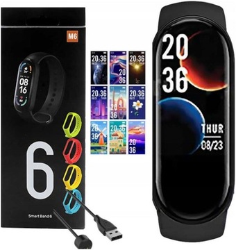 M6 OPASKA SPORT SMARTWATCH SMARTBAND ZEGAREK
