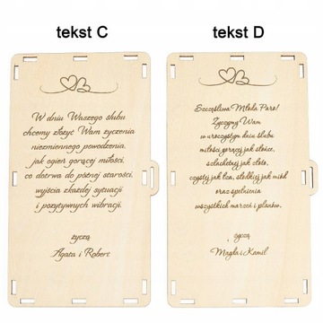 ДЕНЕЖНАЯ КОРОБКА СВАДЕБНЫЙ ПОДАРОК ​​ДЕРЕВЯННЫЙ СУВЕНИР СВАДЕБНАЯ ОТКРЫТКА ГРАВИРОВКА