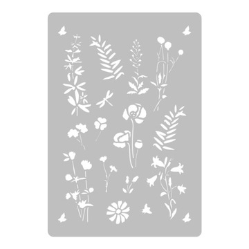 Трафарет для рисования MULTIPLE M 43x64см ПОЛЕ Цветы на лугу ЦВЕТОЧНЫЙ ЛУГ