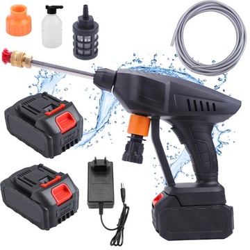 MYJKA CIŚNIENIOWA AKUMULATOROWA 1000W 21V + 2AKU