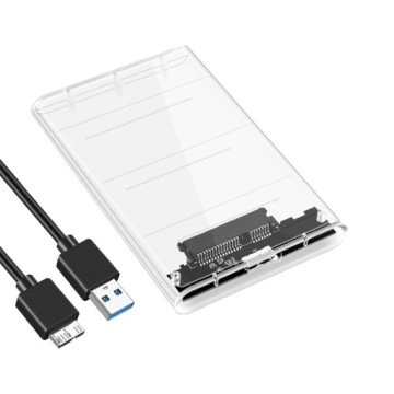 USB3.0–2. Корпус для внешнего жесткого диска, корпус для внешнего жесткого диска, прозрачный