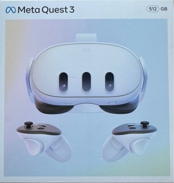 Meta Oculus Quest 3 512GB GOGLE VR OKULARY 2 KONTROLERY