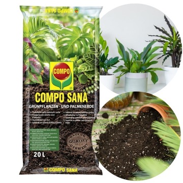 Субстрат для зеленых растений 20L - идеально подходит для монстеры, Zamiokulkasa и Palm