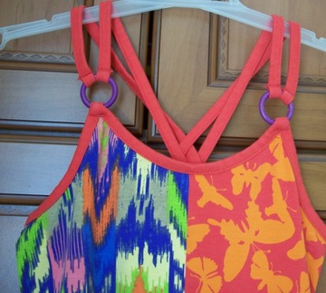 122 - платье на подтяжках