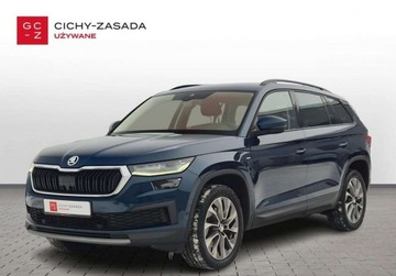 Skoda Kodiaq I SUV 2.0 TDI SCR 200KM 2021 Skoda Kodiaq 2.0TDI 200KM DSG Ambition Matrix Hak Kamera ACC Virtual Ambie