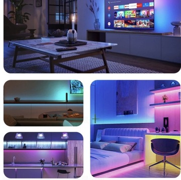 Светодиодная лента 20M RGB 5050 Bluetooth МОБИЛЬНОЕ ПРИЛОЖЕНИЕ ДИСТАНЦИОННОЕ УПРАВЛЕНИЕ МУЗЫКАЛЬНЫЙ НАБОР 12В