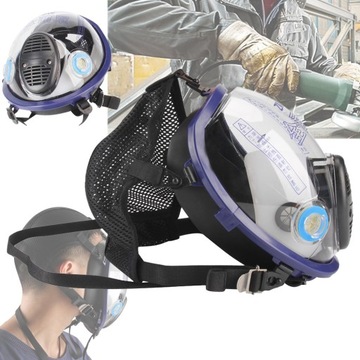 FULL PAINT ANTI-GAS MASK 6800 СИЛИКОН ЧЕРНЫЙ 23*18*13 см