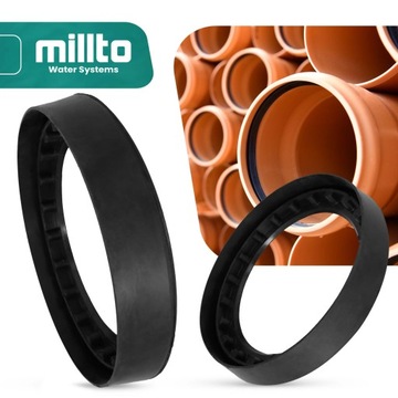 Гладкая трубка телескопического воротника 400/315 мм Резиновое уплотнение для переходов