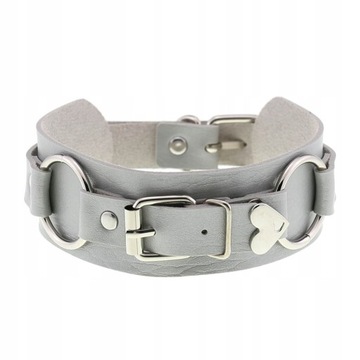 Punk Rock serce got naszyjnik Choker czoker
