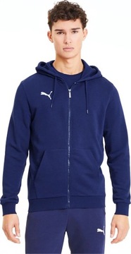 BLUZA MĘSKA DRESOWA SPORTOWA TEAMGOAL CAUSALS FULL-ZIP HOODIE PUMA