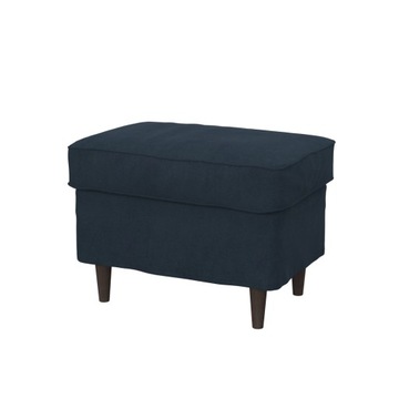 STRANDMON Pokrycie podnóżka, Velvet Navy