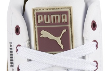 Damskie buty białe sneakersy PUMA MAYZE LTH na platformie skórzane r. 40,5