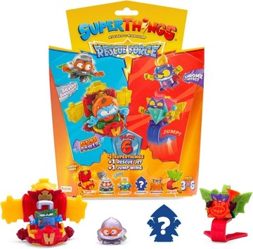 SUPER ZINGS THINGS 10 SERIA 2 JETY 4 FIGURKI 3/6
