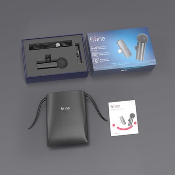 БЕСПРОВОДНОЙ МИКРОФОН FIFINE M6 ДЛЯ ТЕЛЕФОНА USB-C