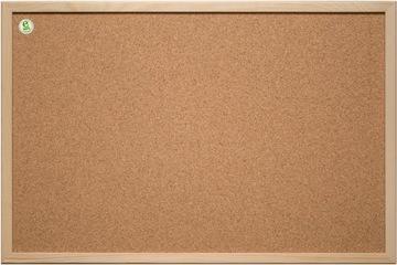 Tablica korkowa 2x3 w ramie drewn 30x40cm brąz