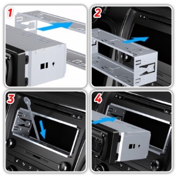 Radio samochodowe 1DIN Bluetooth USB SD AUX MP3 mikrofon pilot zestaw | thumb 6