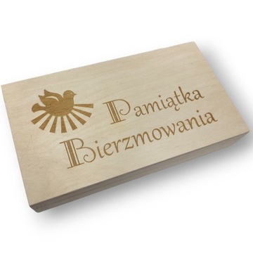 Pudełko Na Pieniądze Pamiątka bierzmowanie komunia