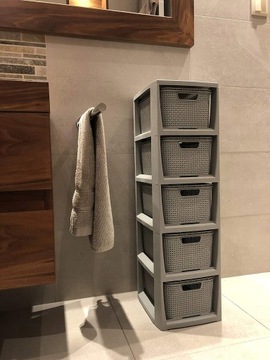 КНИЖНЫЙ ШКАФ, СУНДУК, ПОЛКА ШКАФА С 5 КОРЗИНАМИ, РОТАНД БРАНК