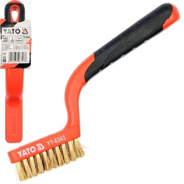 YATO SZCZOTKA DRUCIANA DRUT MOSIĘŻNY 3 RZĘDY