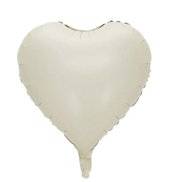 Balon foliowy SERCE SZAMPAN hel 45cm URODZINY