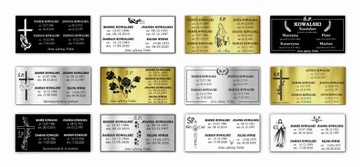 Табличка на могилу С ГРАВИРОВКОЙ из ламината БОЛЬШОЙ ВЫБОР 100х50