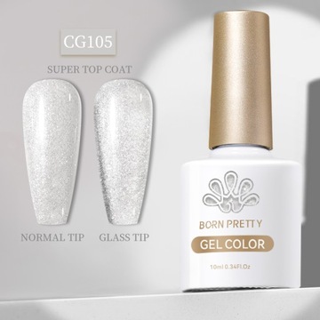 BORN PRETTY - Lakier Hybrydowy 10ml - CG105 - DROBINKI