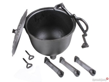 ЧУГУННАЯ ШАФТА 5 Л ОХОТНИЧЬЯ КОРЗИНКА ДЛЯ СОУСОВ