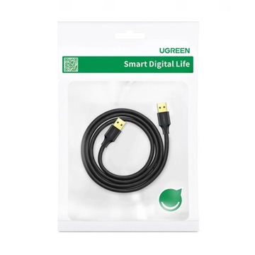 Кабель Ugreen US128 10369 USB-A 3.0 / USB-A 3.0 5 Гбит/с 0,5 м - черный
